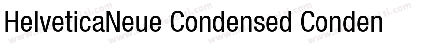 HelveticaNeue Condensed Condensed R字体转换